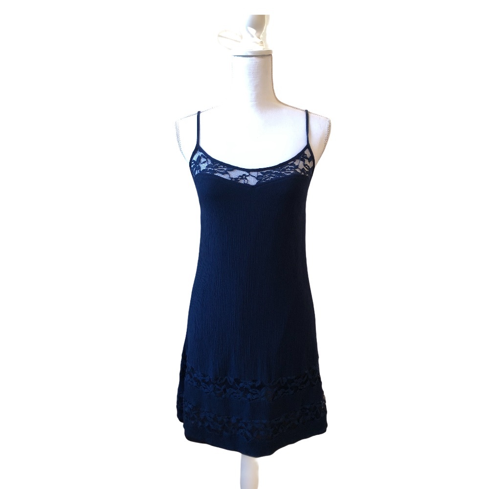 Entro Blue Lace Mini Dress